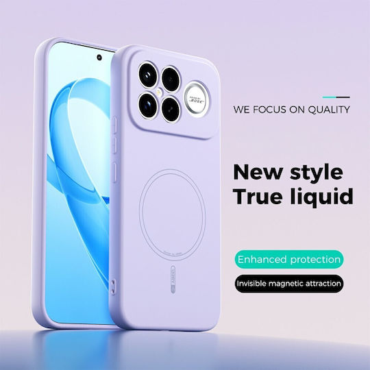 Abeel Back Cover Σιλικόνης Μωβ (Poco F8 Ultra)