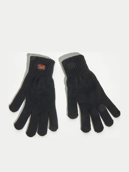 Men's Knitted Gloves Black