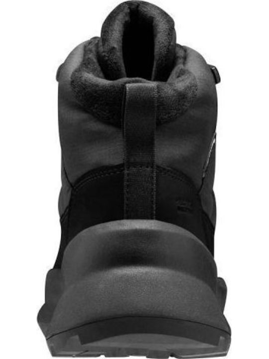 Synthetic Leather Snow Boots with Rubber / Laces Turquoise
