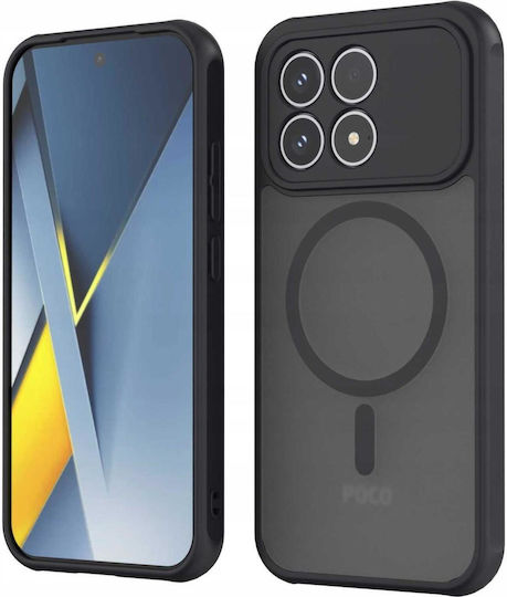 Spacecase Hybrid Magsafe Back Cover Πλαστικό Μαύρο (Poco F8 Pro)