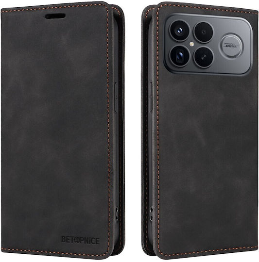 Betopnice 003 Book Μαύρο (Poco F8 Ultra)