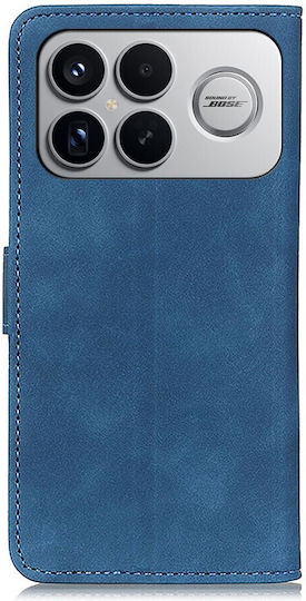 Khazneh Wallet Leather Blue (Poco F8 Ultra)