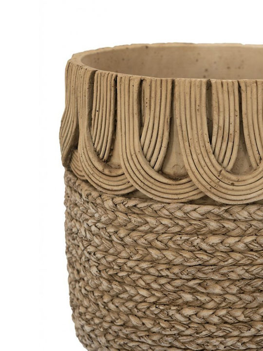 Artekko Cement Planter Concrete Brown 20x20x20cm.