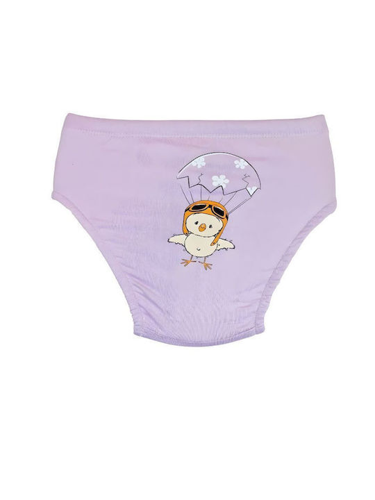 Poopes Kids' Brief Lilac