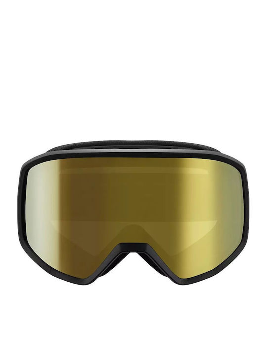 Cebe Μάσκα Σκι & Snowboard Ενηλίκων Μαύρη με Φακό σε Μαύρο Χρώμα Cebe Μάσκα Σκι & Snowboard Ενηλίκων Μαύρη με Φακό σε Μαύρο Χρώμα