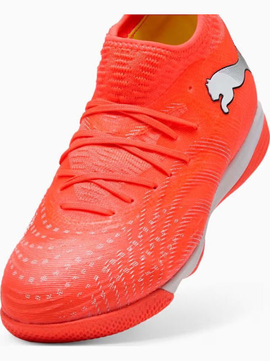 Future 9 Match+ IT Kids Soccer Cleats Indoor Orange