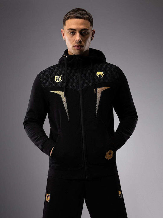 Sweatshirt with Hood Black/gold