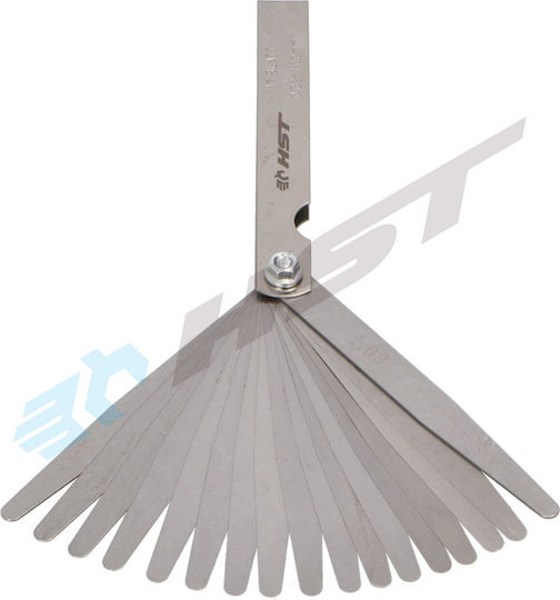 HST Filtru Reglaj Supape Motor Auto 17 Foi (0,02 - 1,00mm) Lungime 100mm