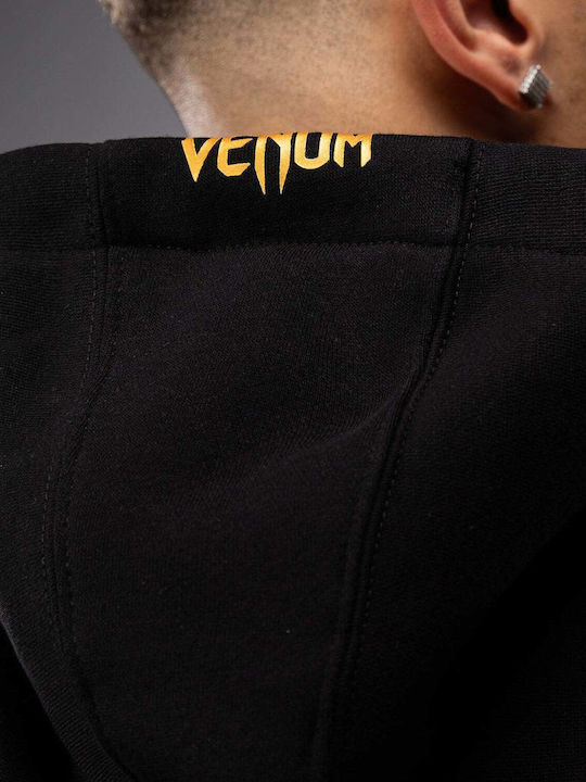 Sweatshirt with Hood Black/gold