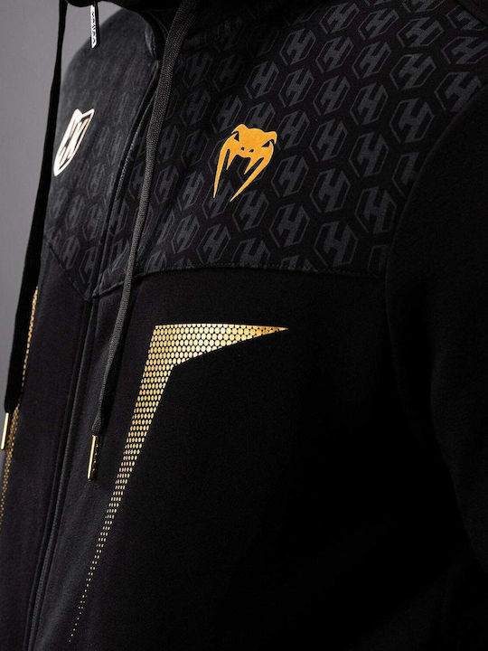 Sweatshirt with Hood Black/gold