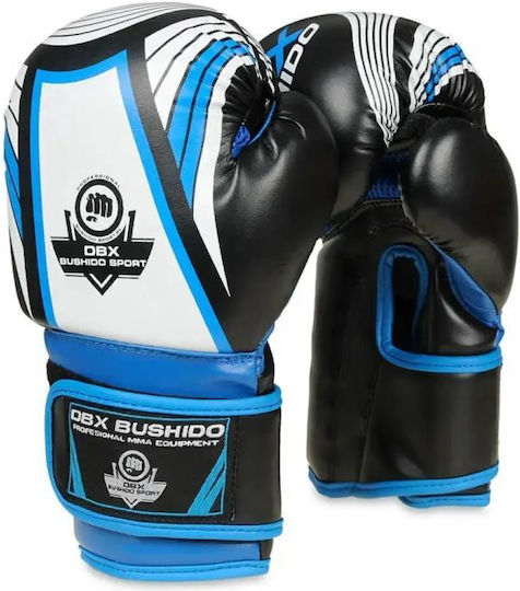 DBX Bushido Kids Boxing Gloves made of Synthetic Leather for Match Blue
