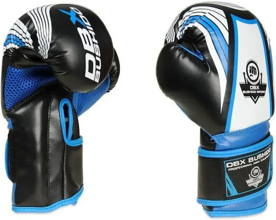 DBX Bushido Kids Boxing Gloves made of Synthetic Leather for Match Blue