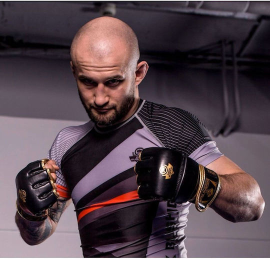 DBX Bushido Γάντια Πυγμαχίας από Συνθετικό Δέρμα για Σάκο Μαύρα