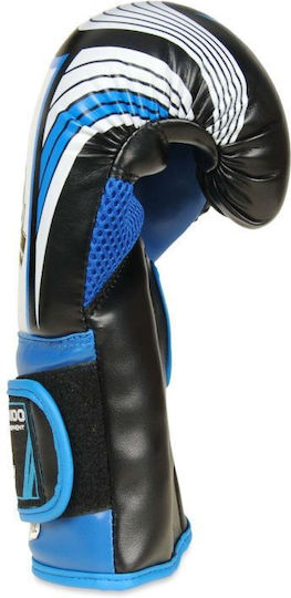 DBX Bushido Kids Boxing Gloves made of Synthetic Leather for Match Blue