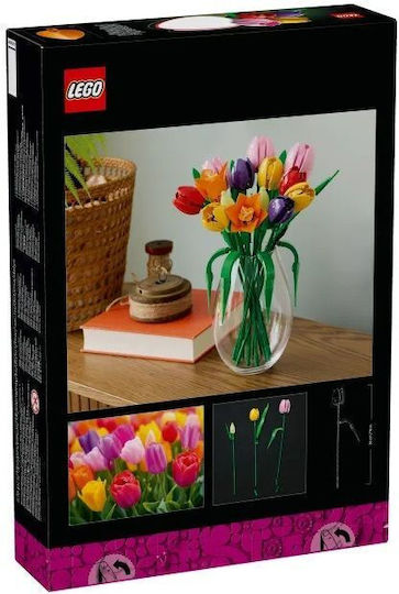 LEGO Botanical Collection Tulip Bouquet for 18+ Years 576 Pieces