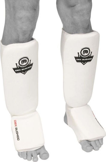 DBX Bushido Shin Guards Adults White