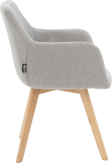 Nasima Scaune Sala de mese Grey-natural 4buc 57x58x84buc