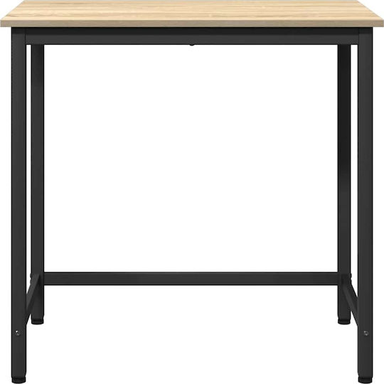 Sonoma Wooden Kitchen Table with Oak Metal Frame Sonoma 100x50x76.5cm