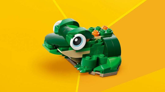 LEGO Creator 3-in-1 Turtle with a Water Lily Flower for Ages 7+ 124 Pieces