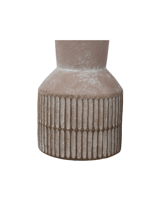 Artekko Decorative Vase Brown 9.5x9.5x15cm