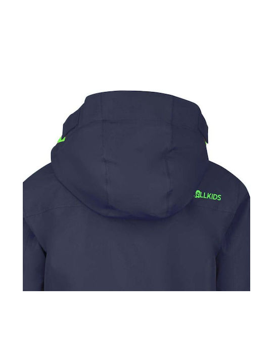 Kinder Freizeitjacke mit Kapuze Blau