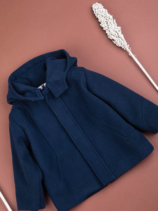 Bambolino Baptism Coat for Boys Casper Navy Blue