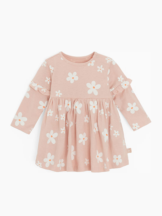 Rochie pentru Copii Mânecă lungă Floral Lightpink