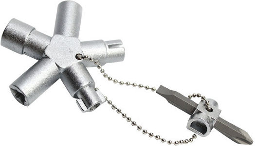 Universal Schlüsselplatten Dim 65x65x17 Mm