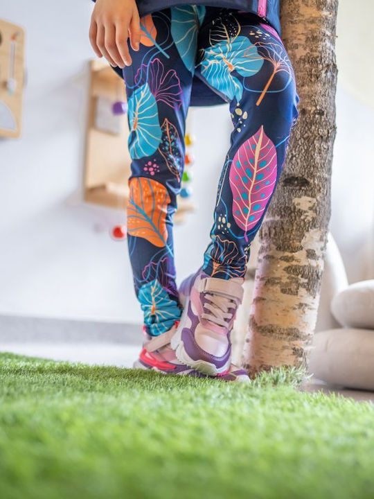 Kinder Leggings Lang Marineblau