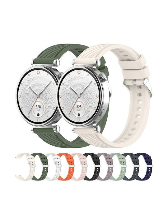 Strap Silicone Orange (Huawei Watch GT4/GT5 41mm / GT5 Pro 42mm)