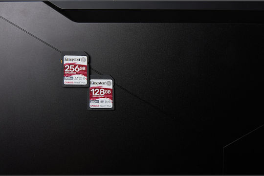 Kingston Canvas React Plus SDXC 128GB Class 10 U3 V90 UHS-II