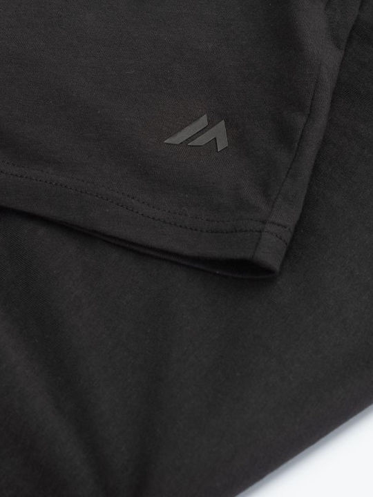 T-shirt Μαύρο