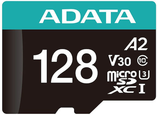 Adata Premier Pro SDXC 128GB U3 V30 A2 UHS-I с адаптер Карта памет