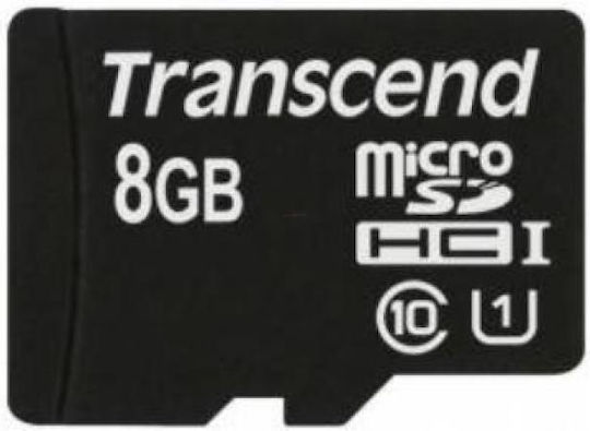 Transcend microSDHC 8GB U1 UHS-I