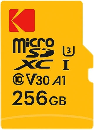 Kodak Ultra Performance microSDXC 256GB U3 V30 A1 UHS-I με αντάπτορα
