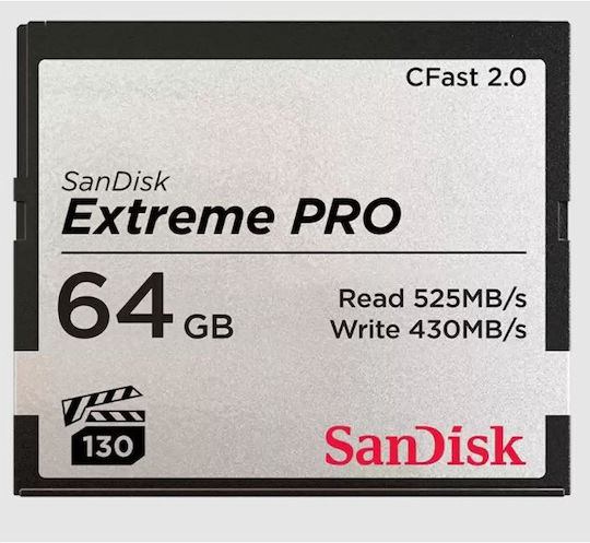 Sandisk Extreme Pro CFast 128GB 515MB/s
