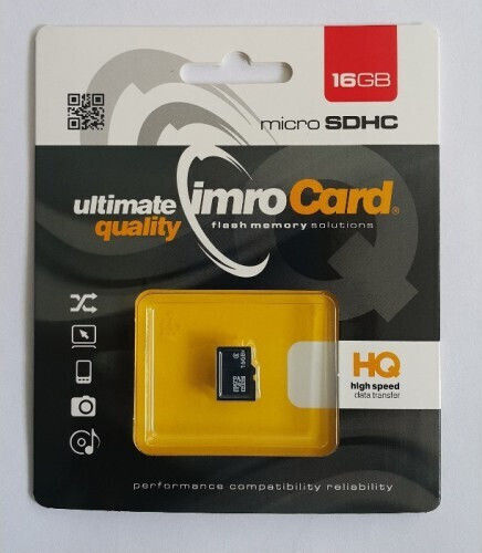 IMRO microSDHC 16GB U1 High Speed με αντάπτορα