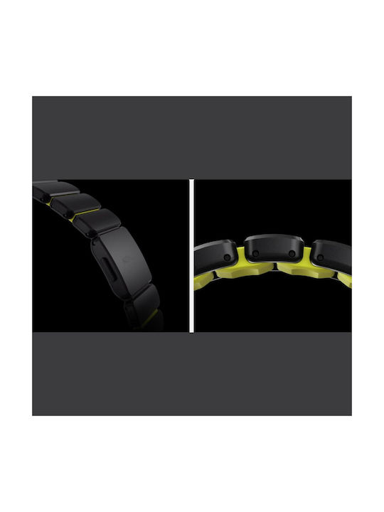 Nomad Stratos Λουράκι Black Titanium / Volt (Apple Watch 44/45/46mm/Ultra 49mm)