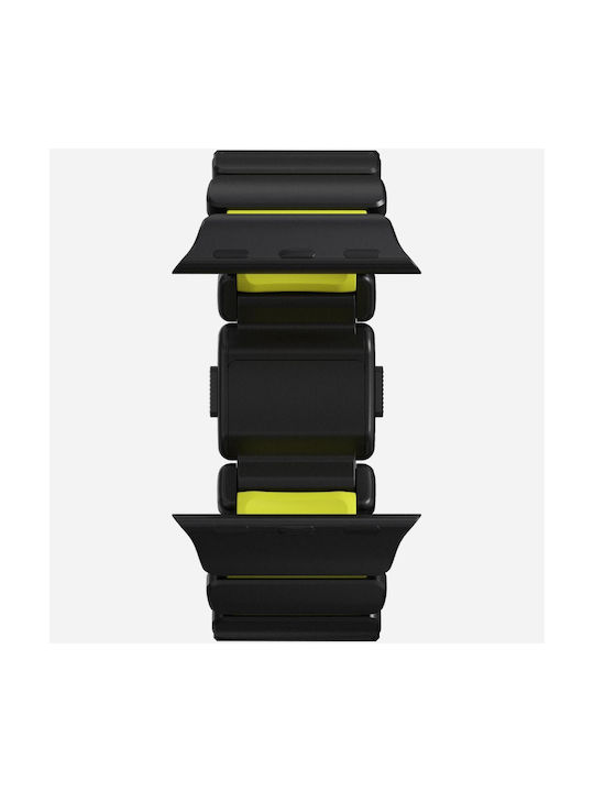 Nomad Stratos Λουράκι Ανοξείδωτο Ατσάλι Black Titanium / Volt (Apple Watch 44/45/46mm/Ultra 49mm)