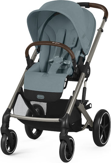 Cybex Balios S LUX Reglabil 2 în 1 Cărucior pentru copii Potrivit pentru Nou-născut Albastru furtunos 11.7kg
