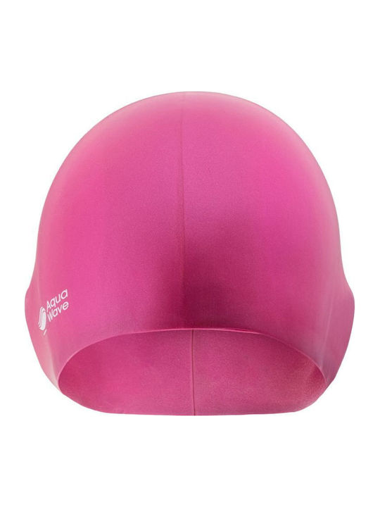 Aquawave Racecap Silicone Kids Swimming Cap Pink