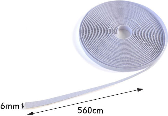 Home & Camp Mosquito Net Window with Velcro Permanent made of Polyester White 180x150cm
