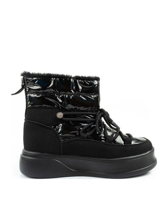 Lee Cooper Damentliche Wanderschuhe Schwarz