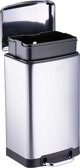 Dirt Devil Inox Perie de toaletă Închidere lentă 20lt Argintiu