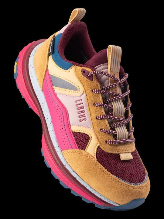 Elbrus Damen Wanderschuhe Burgunder