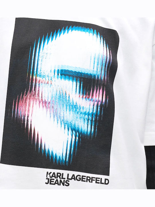 Women's T-shirt White-black-blue