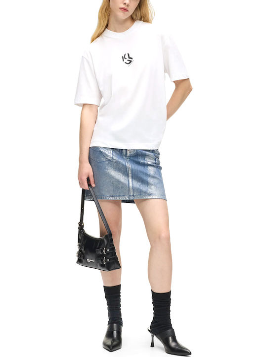Women's T-shirt White-Black