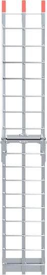 Motorcycle Ramp Silver 180 x 28 x 5 cm Aluminum 42021088