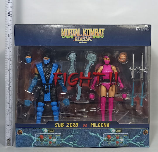 Mortal Kombat Klassics Sub-zero Vs Mileena 2-pack By Todd Mcfarlane Φιγούρες Δράσης 18cm