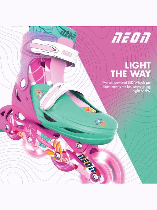 Y Volution Y Glider Deluxe XL 18 Quad Einstellbar Rollers Rosa Erwachsene/Kinder